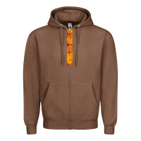 Chestnut Halloween Key Fob Zipper Hoodie - BundleAndBundleShop