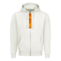 Oatmeal Heather Halloween Key Fob Zipper Hoodie - BundleAndBundleShop