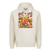 Just A Girl Who Loves Fall Premium Hoodie | Teevron