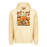 Pina Colada just a girl who loves fall Premium Hoodie - MaliasSmallBusiness