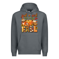 Rock just a girl who loves fall Premium Hoodie - MaliasSmallBusiness