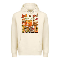 Tofu just a girl who loves fall Premium Hoodie - MaliasSmallBusiness
