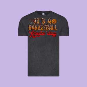 It S A Basketball Kinda Day Vintage Tee Designed By Zillion Design Studio