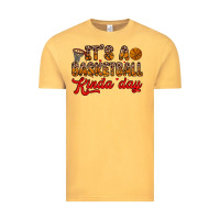 Vintage Mustard it s a basketball kinda day Vintage Tee - Zillion Design Studio