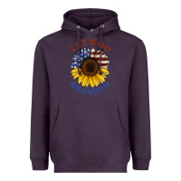 Plum American flag sunflower Heavyweight Hoodie - Jasminsmagicworld