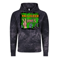 Cloud Black Watercolor Halloween Vibes Vintage Hoodie - RanaPortraitStore