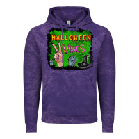 Cloud Purple Watercolor Halloween Vibes Vintage Hoodie - RanaPortraitStore