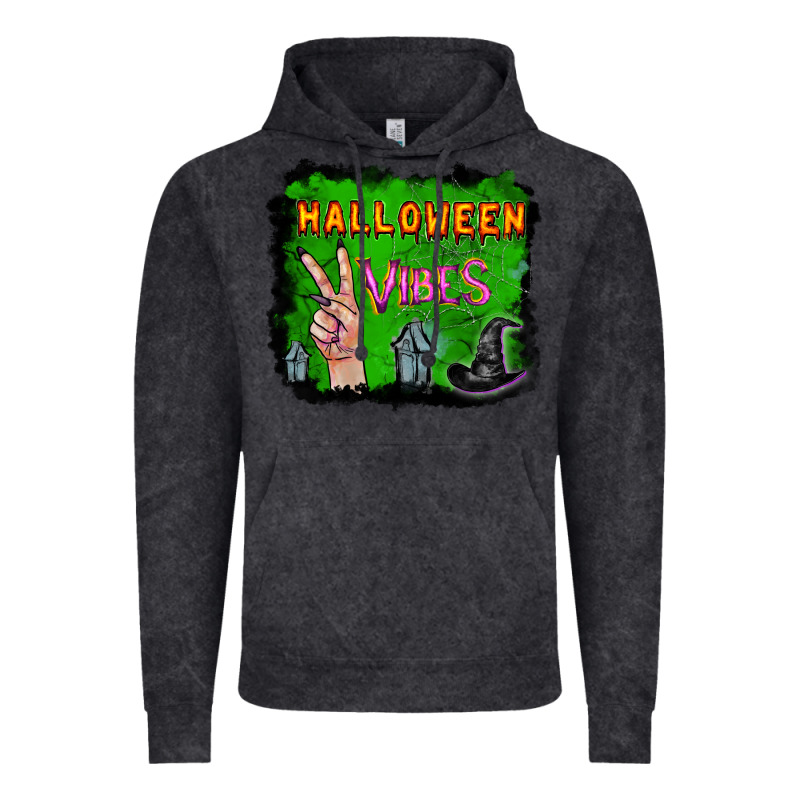 Watercolor Halloween Vibes Vintage Hoodie by RanaPortraitStore | Teevron