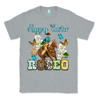 Heather Grey Happy Easter rodeo Classic Tee - OliviaCreatesArt