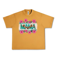 Peanut Butter mama leopard with turquoise background Urban Heavy Tee - texasbilliewilder