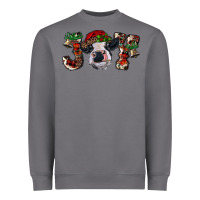 Storm Christmas Joy Heifer Cow Heavyweight Sweatshirt - RanaPortraitStore