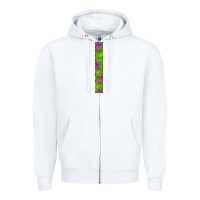 White Halloween Key Fob Zipper Hoodie - BundleAndBundleShop