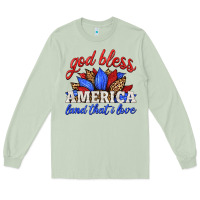 Matcha god bless america land that i love Long Sleeve Tee - HRA Design Shop