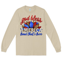 Mushroom god bless america land that i love Long Sleeve Tee - HRA Design Shop