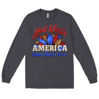 Smoke god bless america land that i love Long Sleeve Tee - HRA Design Shop