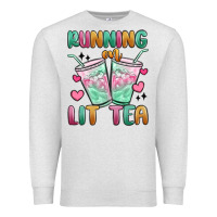 Oatmeal Heather running on lit tea Premium Sweatshirt - MaliasSmallBusiness