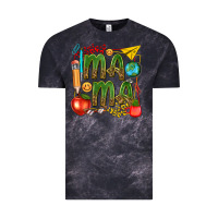 Cloud Black mama teacher Vintage Tee - texasbilliewilder