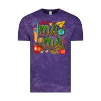 Cloud Purple mama teacher Vintage Tee - texasbilliewilder