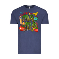 Vintage Denim mama teacher Vintage Tee - texasbilliewilder