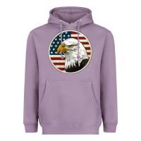 Lavender American Bald Eagle Heavyweight Hoodie - Jasminsmagicworld