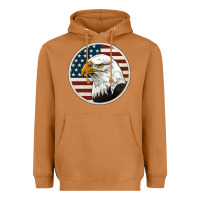 Meerkat American Bald Eagle Heavyweight Hoodie - Jasminsmagicworld