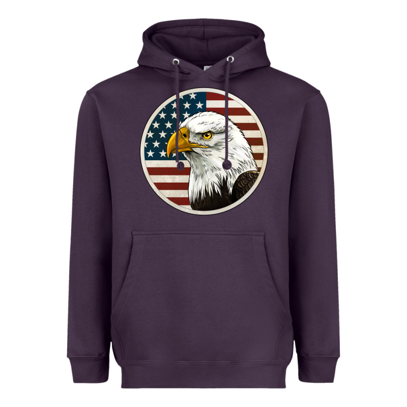 American Bald Eagle Heavyweight Hoodie by Jasminsmagicworld | Teevron