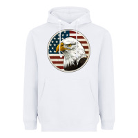 White American Bald Eagle Heavyweight Hoodie - Jasminsmagicworld
