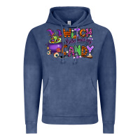 Vintage Denim Witch better have my candy Vintage Hoodie - RanaPortraitStore