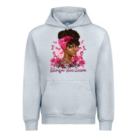 Heather Grey stronger than cancer Urban Hoodie - Artiststas