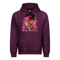 Mauve Wine stronger than cancer Urban Hoodie - Artiststas