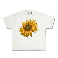 Pistachio sunflower Urban Heavy Tee - RanaPortraitStore