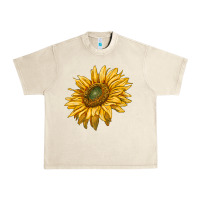 Sandshell sunflower Urban Heavy Tee - RanaPortraitStore