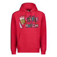 Cardinal i pretend coffee helps but im still a bitch Premium Hoodie - MaliasSmallBusiness