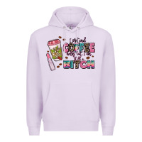 Lilac i pretend coffee helps but im still a bitch Premium Hoodie - MaliasSmallBusiness