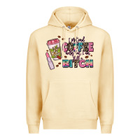 Pina Colada i pretend coffee helps but im still a bitch Premium Hoodie - MaliasSmallBusiness