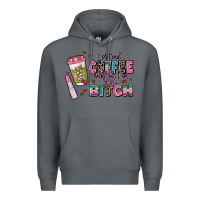 Rock i pretend coffee helps but im still a bitch Premium Hoodie - MaliasSmallBusiness