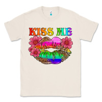 Natural lgbtq kiss me Classic Tee - HRA Design Shop