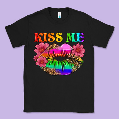 Lgbtq Kiss Me Classic Tee Designed By Hra Design Shop