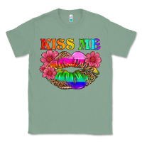 Sage lgbtq kiss me Classic Tee - HRA Design Shop