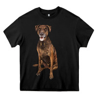 Black plott hound Heavy Core Tee - LillyAllenDesigns