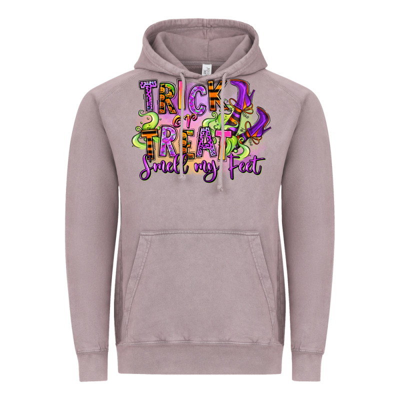 Trick Or Treat Smell My Feet Vintage Hoodie by RanaPortraitStore | Teevron