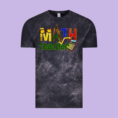 Math Teacher Vintage Tee Designed By Texasbilliewilder