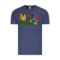 Vintage Denim math teacher Vintage Tee - texasbilliewilder