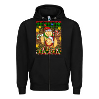 Black Christmas chick air freshener Zipper Hoodie - Artiststas