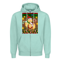 Seafoam Christmas chick air freshener Zipper Hoodie - Artiststas