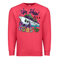 Cardinal oh ship it's a mardi gras trip Premium Sweatshirt - MaliasSmallBusiness