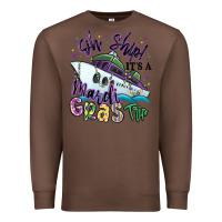 Chestnut oh ship it's a mardi gras trip Premium Sweatshirt - MaliasSmallBusiness