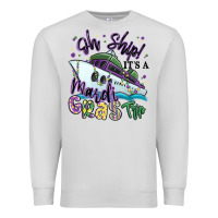 Dove Grey oh ship it's a mardi gras trip Premium Sweatshirt - MaliasSmallBusiness