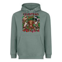 Sage christmas with my herd cows Heavyweight Hoodie - BarkalooDesign