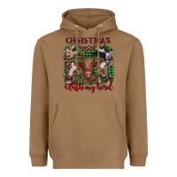 Toasted Coconut christmas with my herd cows Heavyweight Hoodie - BarkalooDesign